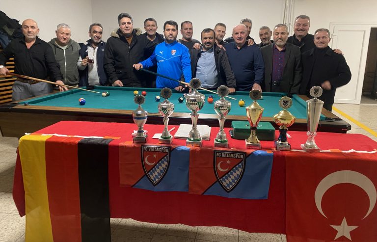 Schwandorf bilardo turnuvasında dostluk kupasını imamlar aldı