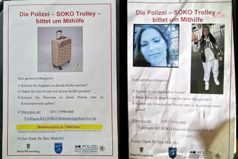 Almanya’da Türk kadının cansız bedeninin bavul içinde bulunması: Polis 44 kişilik özel bir ekip kurdu